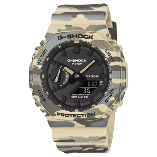 CASIO G-SHOCK GA-2100CM-5AER CAMOUFLAGE SERIES - CASIOAK - ZNAČKY
