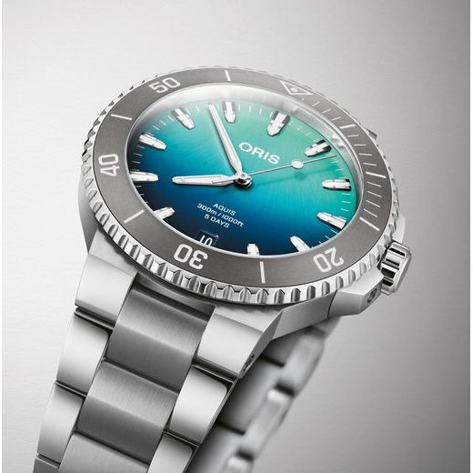 ORIS AQUIS DATE CALIBRE 400 43,5 MM GREAT BARRIER REEF LIMITED EDITION IV 01 400 7790 4185-SET - AQUIS - BRANDS