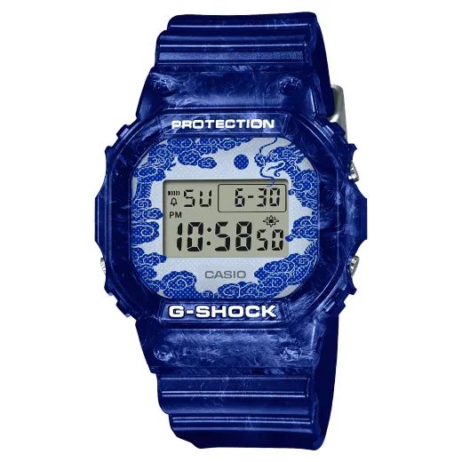 CASIO G-SHOCK DW-5600BWP-2ER BLUE PORCELAIN EDITION - G-SHOCK - ZNAČKY