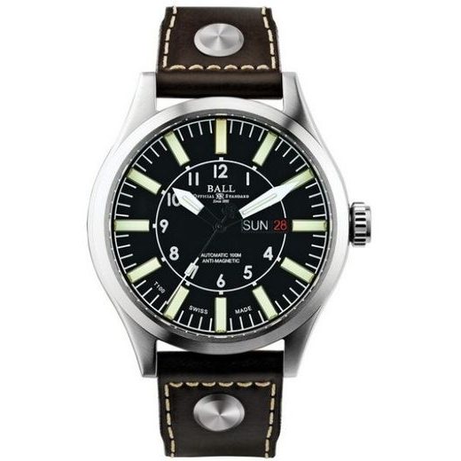 BALL ENGINEER MASTER II AVIATOR NM1080C-L3-BK - ENGINEER MASTER II - ZNAČKY