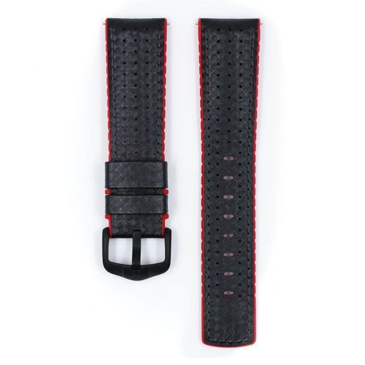 ŘEMÍNEK HIRSCH AYRTON 5 - ČERNO-ČERVENÝ - STRAPS - ACCESSORIES