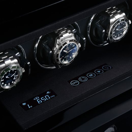 WATCH WINDER HEISSE & SÖHNE MASTER 3 70019-77 - WATCH WINDERS - ACCESSORIES