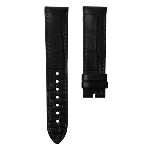 KOŽENÝ ŘEMÍNEK BIATEC | ČERNÝ Z TELETINY KROKODÝLÍ VZOR - 20 MM - ŘEMÍNKY - OSTATNÍ