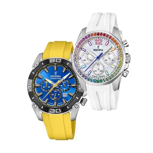 SET FESTINA CHRONO BIKE 2021 20544/4 A 20610/2 - WATCHES FOR COUPLES - WATCHES