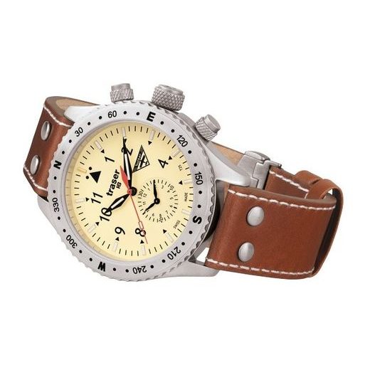 TRASER AVIATOR JUNGMEISTER WATCH, LEATHER - HERITAGE - BRANDS