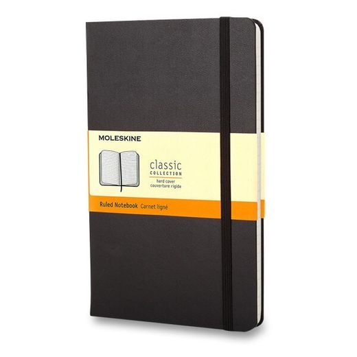 ZÁPISNÍK MOLESKINE VÝBĚR BAREV - TVRDÉ DESKY - L, LINKOVANÝ 1331/11172 - DIÁŘE A ZÁPISNÍKY - OSTATNÍ