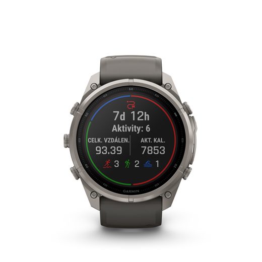 GARMIN FENIX® 9 PRO SOLAR INREACH - 51 MM, TITANIUM PEBBLE GRAY/SILVER GRAY 010-04339-01 - FENIX 9 PRO SOLAR INREACH - ZNAČKY