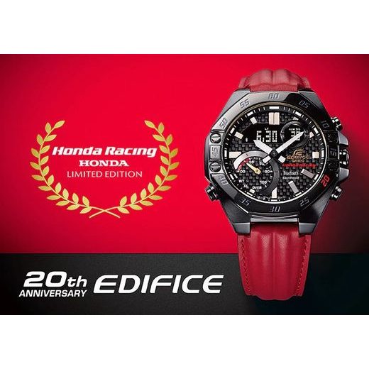 CASIO EDIFICE ECB-10HR-1AER HONDA RACING LIMITED EDITION - CASIO - ZNAČKY