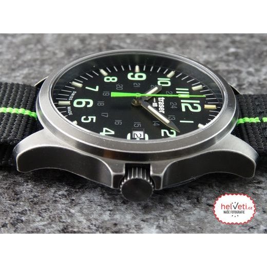 TRASER P67 OFFICER PRO GUNMETAL BLACK/LIME, NATO - HERITAGE - BRANDS