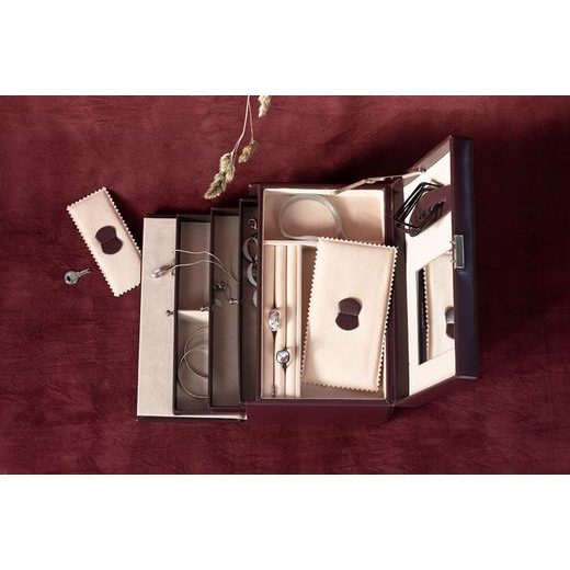 KAZETA NA ŠPERKY FRIEDRICH LEDERWAREN CLASSICO 23231-1 - ŠPERKOVNICE - OSTATNÍ