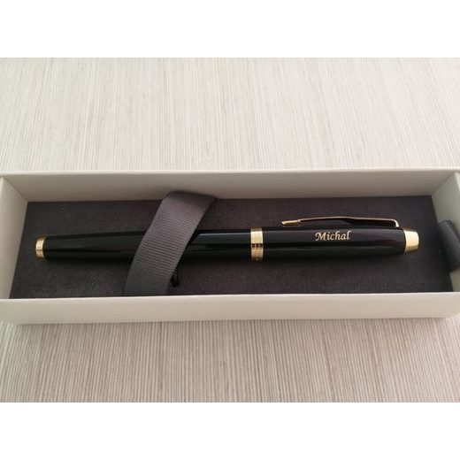 PARKER ROYAL I.M. BLACK GT 1502/31316 FOUNTAIN PEN - PENS AND DIARIES - ACCESSORIES