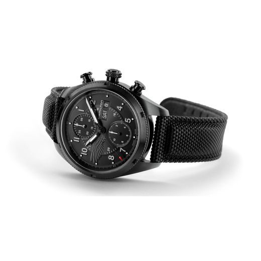 HAMILTON KHAKI FIELD AUTO CHRONO RESIDENT EVIL REQUIEM LIMITED EDITION H71636330 - KHAKI FIELD - ZNAČKY