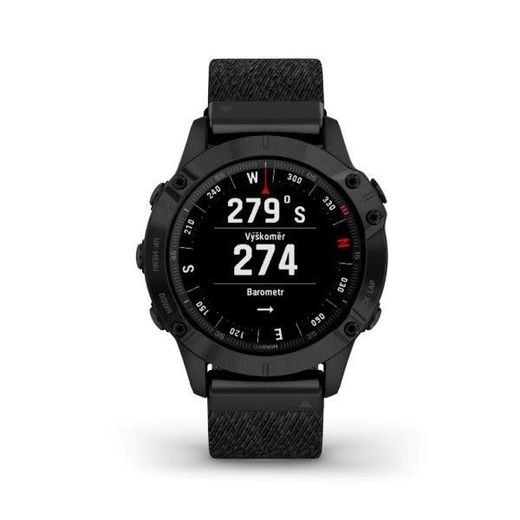 GARMIN FENIX6 PRO SAPPHIRE, BLACKDLC/BLACKNYLON BAND (MAP/MUSIC) 010-02158-17 - GARMIN - ZNAČKY