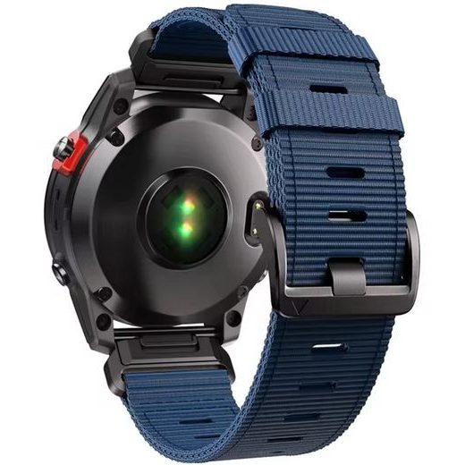 ŘEMÍNEK PRO GARMIN QUICKFIT 26MM, NYLONOVÝ MODRÝ - STRAPS - ACCESSORIES