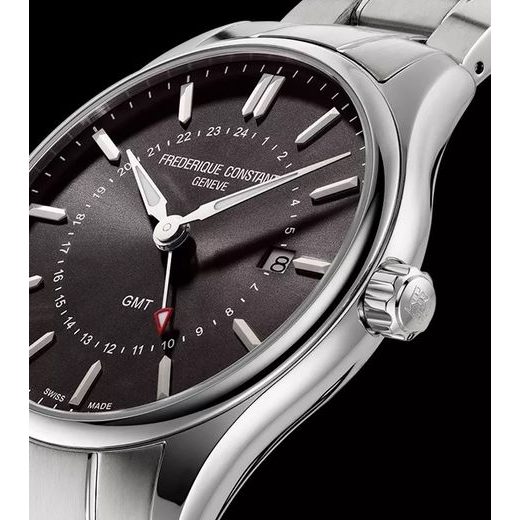 FREDERIQUE CONSTANT CLASSICS QUARTZ GMT FC-252DGS5B6B - CLASSICS GENTS - BRANDS