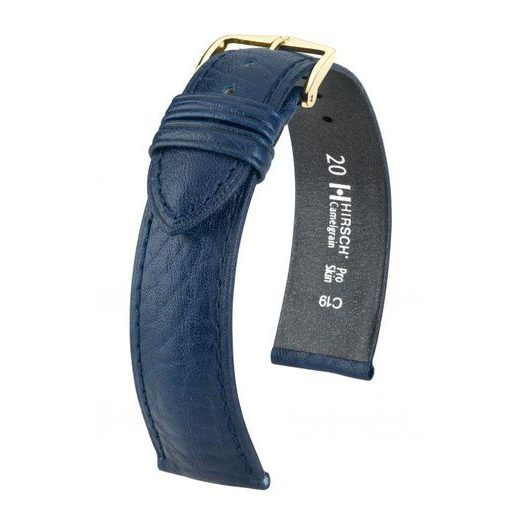 STRAP HIRSCH CAMELGRAIN - BLUE - STRAPS - ACCESSORIES