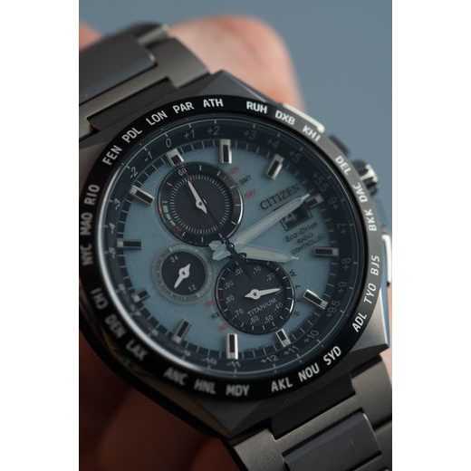CITIZEN WORLDTIME RADIO CONTROLLED SUPER TITANIUM AT8238-84M - SUPER TITANIUM - MĂRCI
