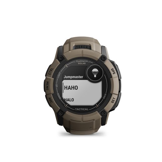 GARMIN INSTINCT® 2X SOLAR – TACTICAL EDITION/ COYOTE TAN 010-02805-02 - INSTINCT 2X SOLAR - ZNAČKY