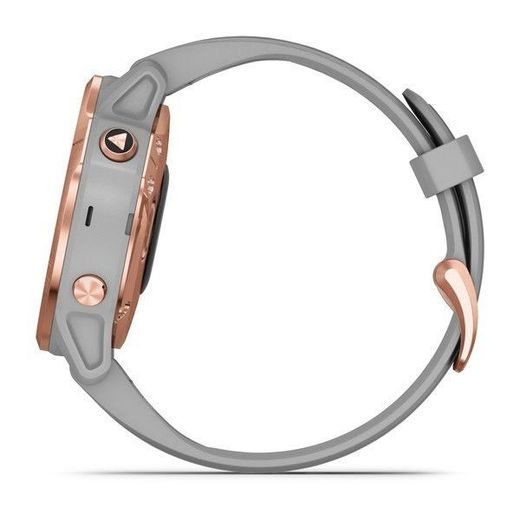 GARMIN FENIX6S PRO SAPPHIRE, ROSEGOLD/GRAY BAND (MAP/MUSIC) 010-02159-21 - GARMIN - ZNAČKY