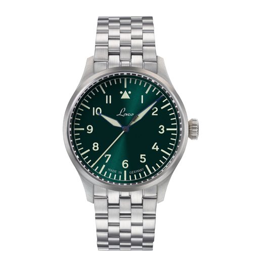 LACO FLIEGER STUTTGART PRO GRÜN 40 HANDWINDING - FLIEGER PRO - ZNAČKY