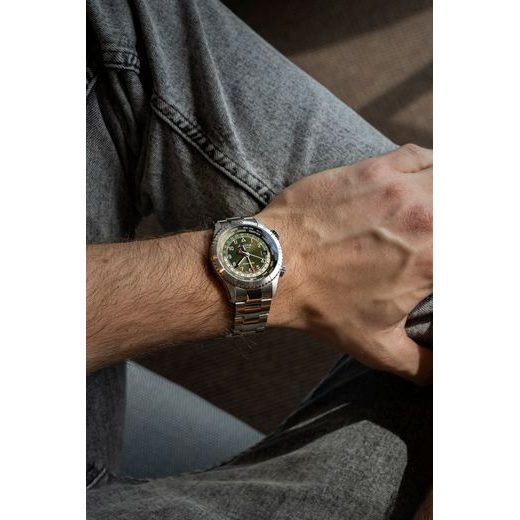 ALPINA STARTIMER PILOT QUARTZ WORLDTIMER AL-255GR4S26B - STARTIMER PILOT QUARTZ - BRANDS