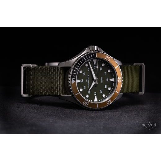 HAMILTON KHAKI NAVY SCUBA QUARTZ H82241961 - KHAKI NAVY - BRANDS