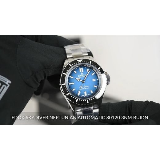 EDOX SKYDIVER NEPTUNIAN AUTOMATIC 80120-3NM-BUIDN - SKYDIVER - ZNAČKY