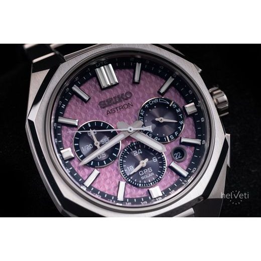 SEIKO ASTRON DUAL-TIME CHRONOGRAPH HAB006J1 CRYSTAL PINK LIMITED EDITION - ASTRON - ZNAČKY