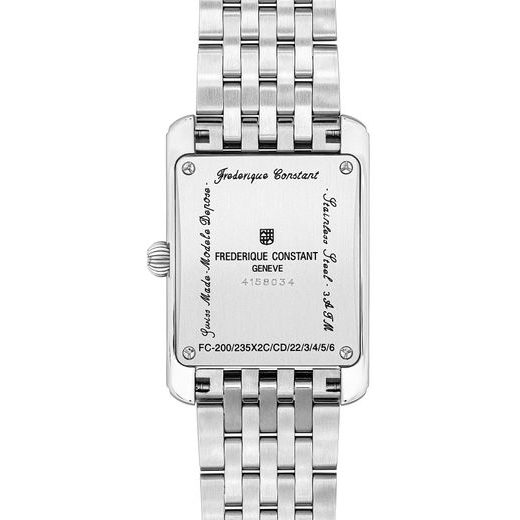 FREDERIQUE CONSTANT CLASSICS CARRÉE BLUSH EDITION BY FELIPAO FC-200PI2C6B - CLASSICS LADIES - MĂRCI