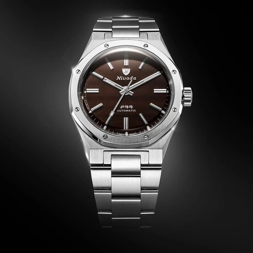 NIVADA GRENCHEN F77 MKII SMOKY QUARTZ – 100 YEARS – 38 MM - F77 - MĂRCI