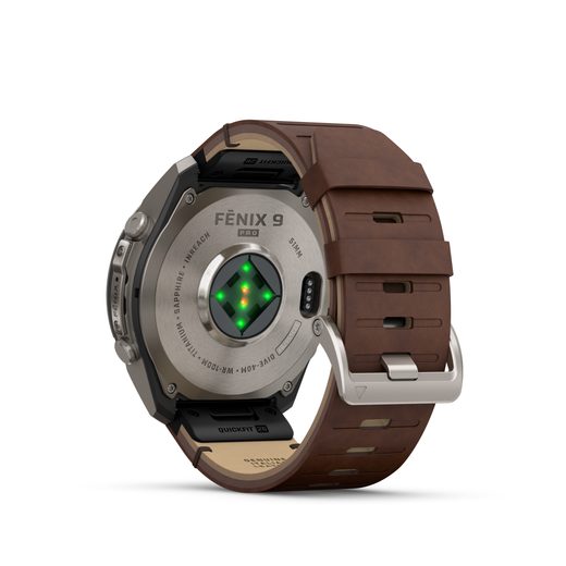 GARMIN FENIX® 9 PRO INREACH - 51 MM, TITANIUM S KOŽENÝM ŘEMÍNKEM WALNUT 010-04337-41 - FENIX 9 PRO INREACH - ZNAČKY