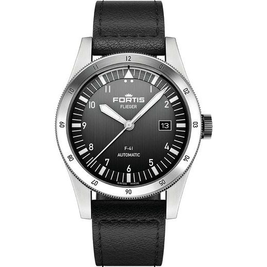 FORTIS FLIEGER F-41 BLACK F4220018 - FLIEGER - BRANDS