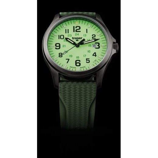 TRASER P67 OFFICER PRO GUNMETAL LIME, SILICONE - HERITAGE - BRANDS