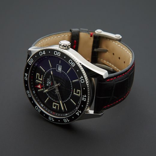 BALL ENGINEER MASTER II PILOT GMT GM3090C-LLAJ-BK - BALL - ZNAČKY