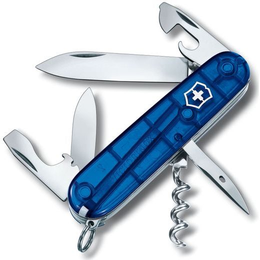 KNIFE VICTORINOX SPARTAN TRANSPARENT BLUE - POCKET KNIVES - ACCESSORIES