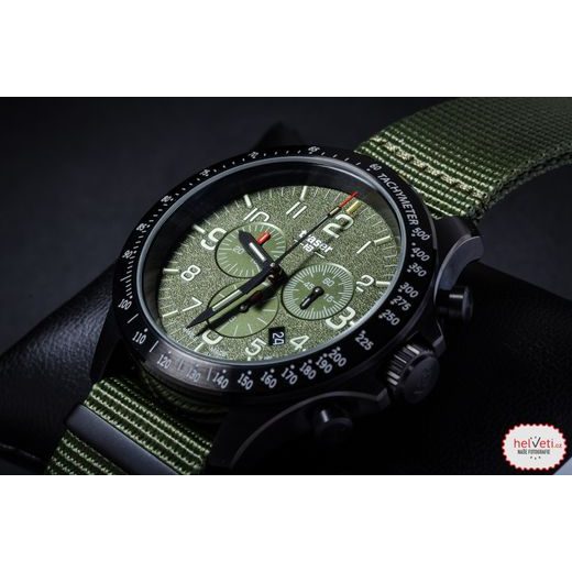 TRASER P67 OFFICER PRO CHRONOGRAPH GREEN NATO - HERITAGE - ZNAČKY