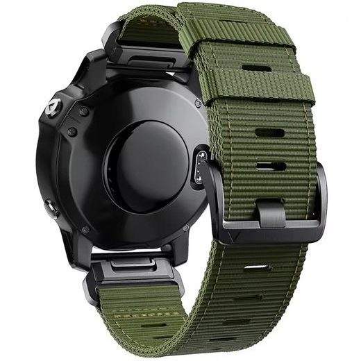 ŘEMÍNEK PRO GARMIN QUICKFIT 26MM, NYLONOVÝ ZELENÝ - ŘEMÍNKY - OSTATNÍ