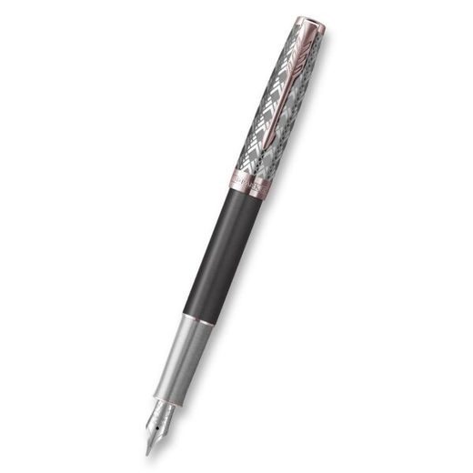 PLNICÍ PERO PARKER SONNET PREMIUM METAL GREY PGT 1502/515978 - PLNICÍ PERA - OSTATNÍ