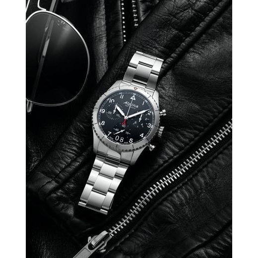 ALPINA STARTIMER PILOT QUARTZ CHRONOGRAPH BIG DATE AL-372BW4S26B - STARTIMER PILOT CHRONOGRAPH - BRANDS