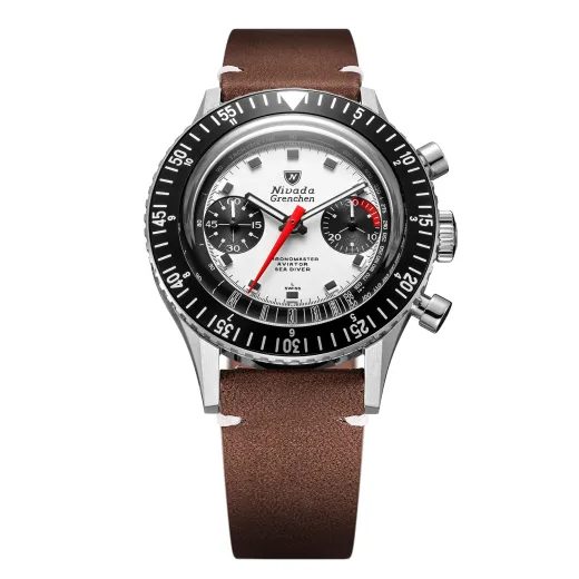 NIVADA GRENCHEN CHRONOMASTER WHITE PANDA 41MM - CHRONOMASTER - BRANDS