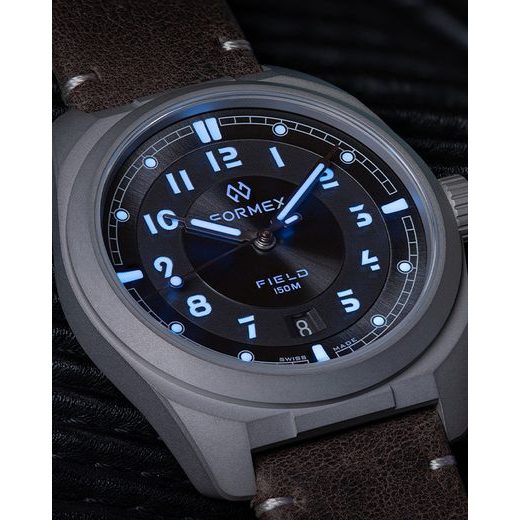 FORMEX FIELD AUTOMATIC GEN 2 BASALT GREY BLACK NYLON VELCRO 0660.1.6525.822 - FIELD AUTOMATIC - BRANDS