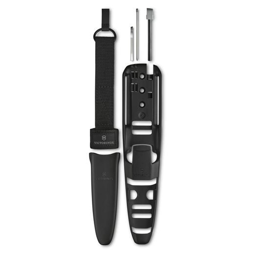 NŮŽ VICTORINOX S PEVNOU ČEPELÍ VENTURE PRO BLACK 3.0903.3F - DÝKY A NOŽE - OSTATNÍ