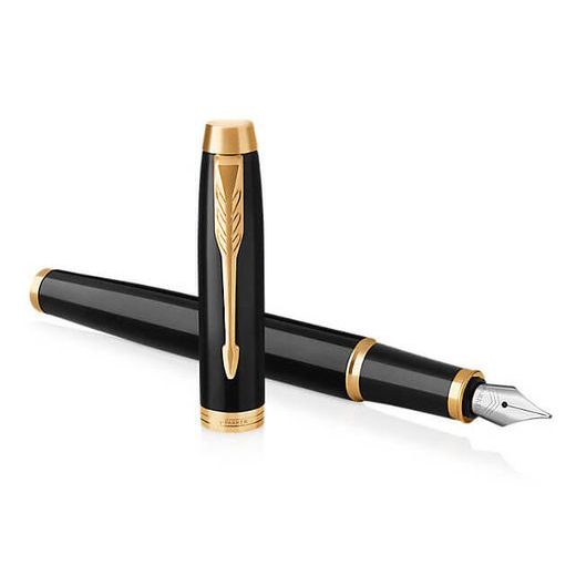 PARKER ROYAL I.M. BLACK GT 1502/31316 FOUNTAIN PEN - PENS AND DIARIES - ACCESSORIES