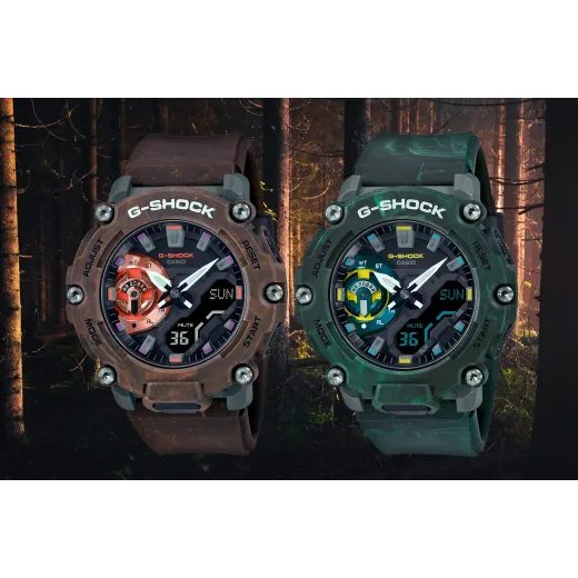 CASIO G-SHOCK CARBON CORE GUARD GA-2200MFR-3AER MISTY FOREST SERIES - CASIO - BRANDS