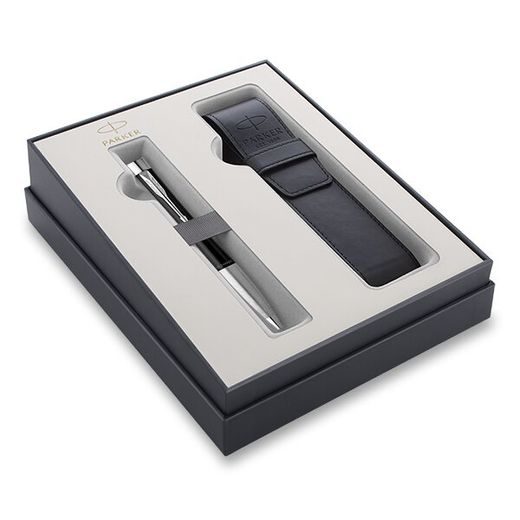 DÁRKOVÁ SADA KULIČKOVÉ PERO PARKER URBAN TWIST MUTED BLACK CT A POUZDRO 1502/4291639 - PENS SETS - ACCESSORIES