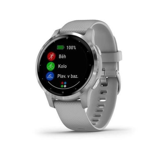 GARMIN VÍVOACTIVE4S SILVER/GRAY BAND 010-02172-03 - GARMIN - ZNAČKY