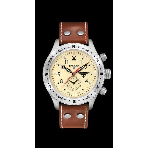 TRASER AVIATOR JUNGMEISTER WATCH, LEATHER - HERITAGE - BRANDS