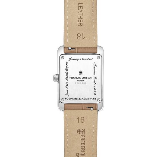 FREDERIQUE CONSTANT CLASSICS CARRÉE SMALL SECONDS QUARTZ FC-235BR2C6 - CLASSICS LADIES - MĂRCI