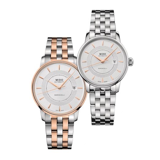 SET MIDO BARONCELLI SIGNATURE M037.407.22.031.01 A M037.207.11.031.01 - WATCHES FOR COUPLES - WATCHES