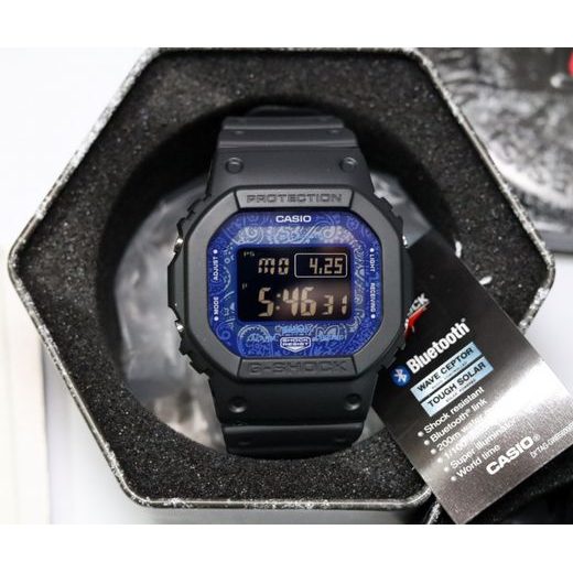 CASIO G-SHOCK GW-B5600BP-1ER BLUE PAISLEY SERIES - G-SHOCK - BRANDS